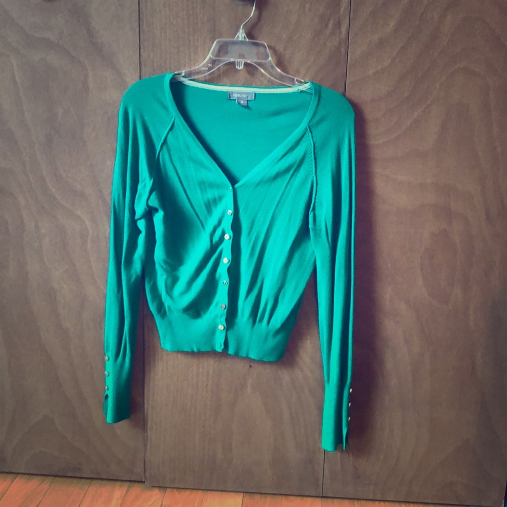 Primark green cardigan